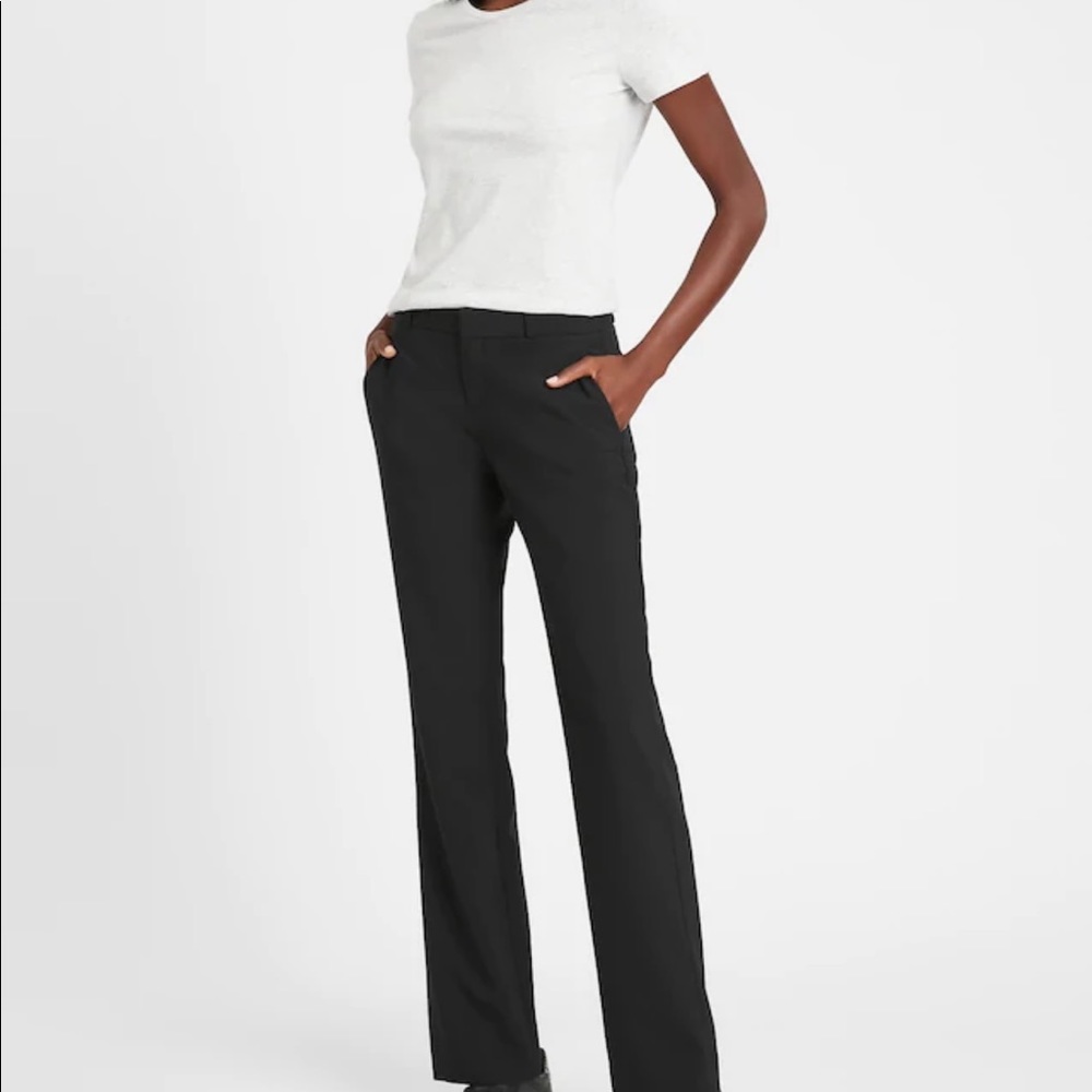Banana Republic Logan Trousers-Blk